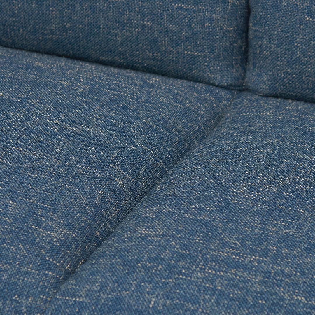 CLC8315-KSO 2 Seater Fabric Sofa - Dark Blue - Furniture Castle