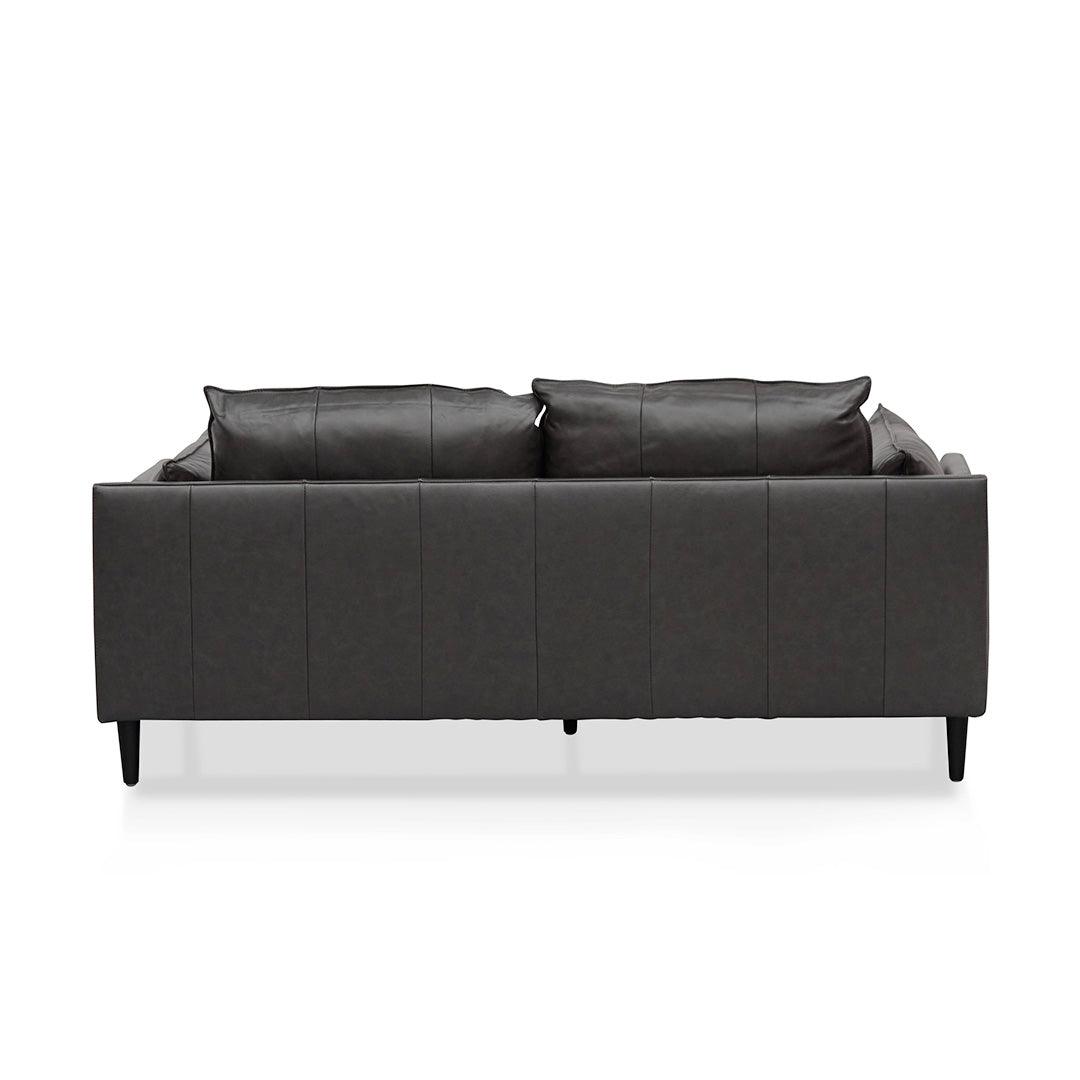 CLC8321-KSO 2 Seater Sofa - Shadow Grey Leather - Furniture Castle