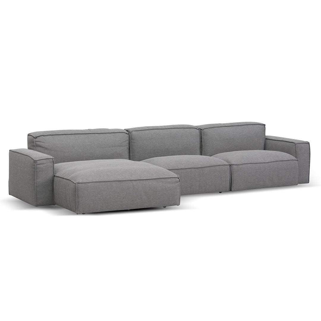 CLC8328-KSO Left Chaise Sofa - Graphite Grey - Furniture Castle