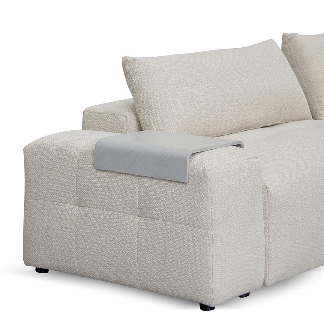 CLC8329-KSO Right Chaise Fabric Sofa - Taupe Beige - Furniture Castle