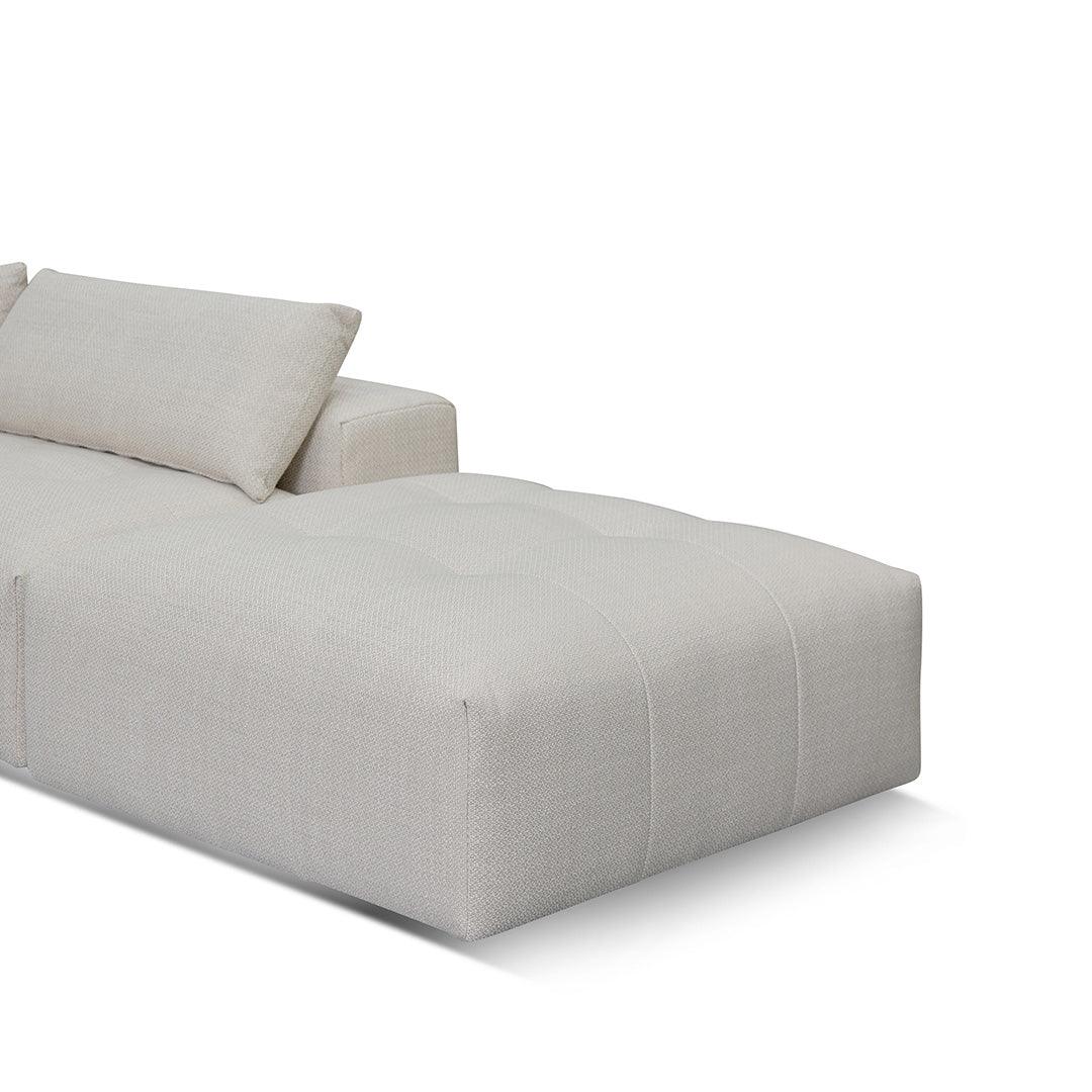 CLC8329-KSO Right Chaise Fabric Sofa - Taupe Beige - Furniture Castle