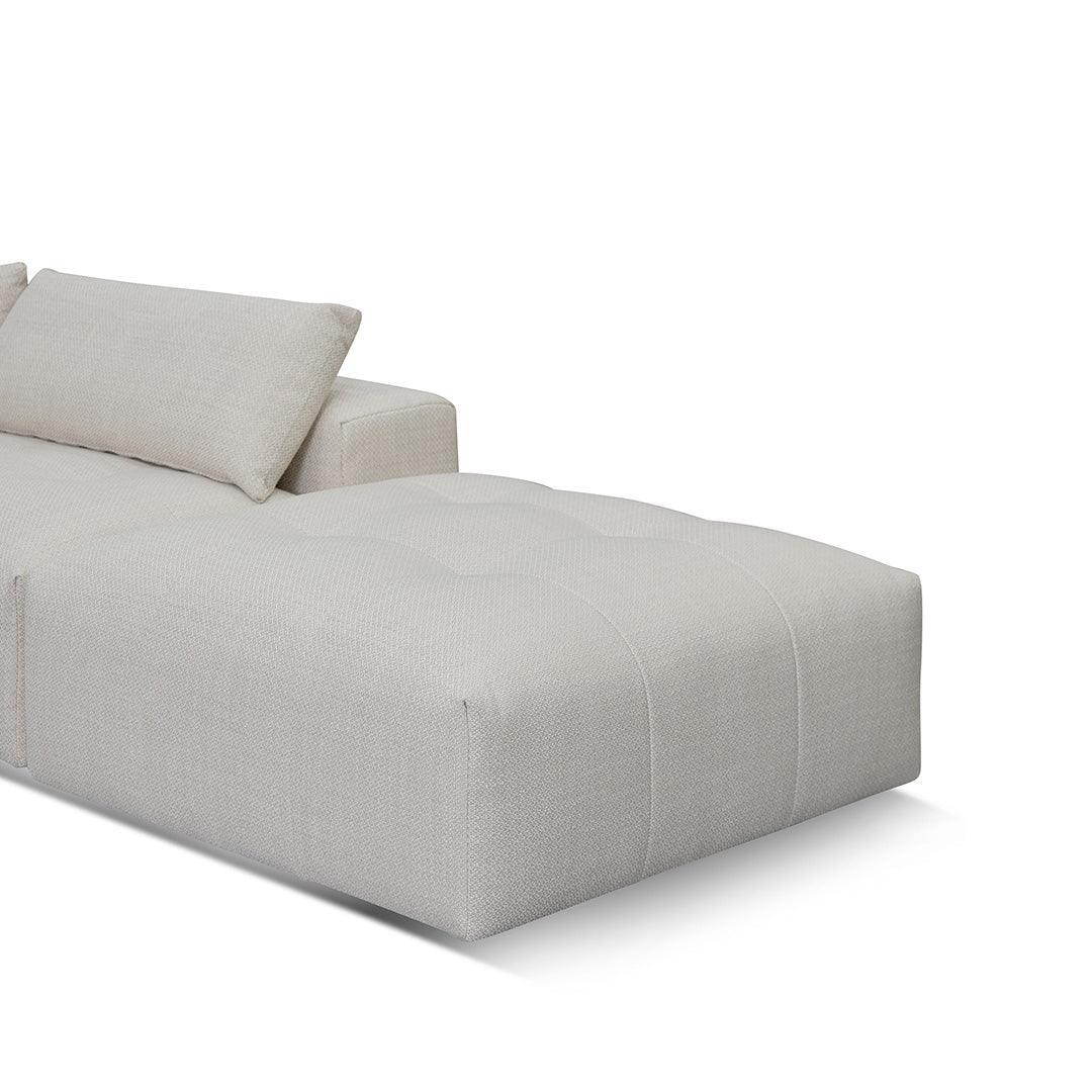 CLC8329-KSO Right Chaise Fabric Sofa - Taupe Beige - Furniture Castle