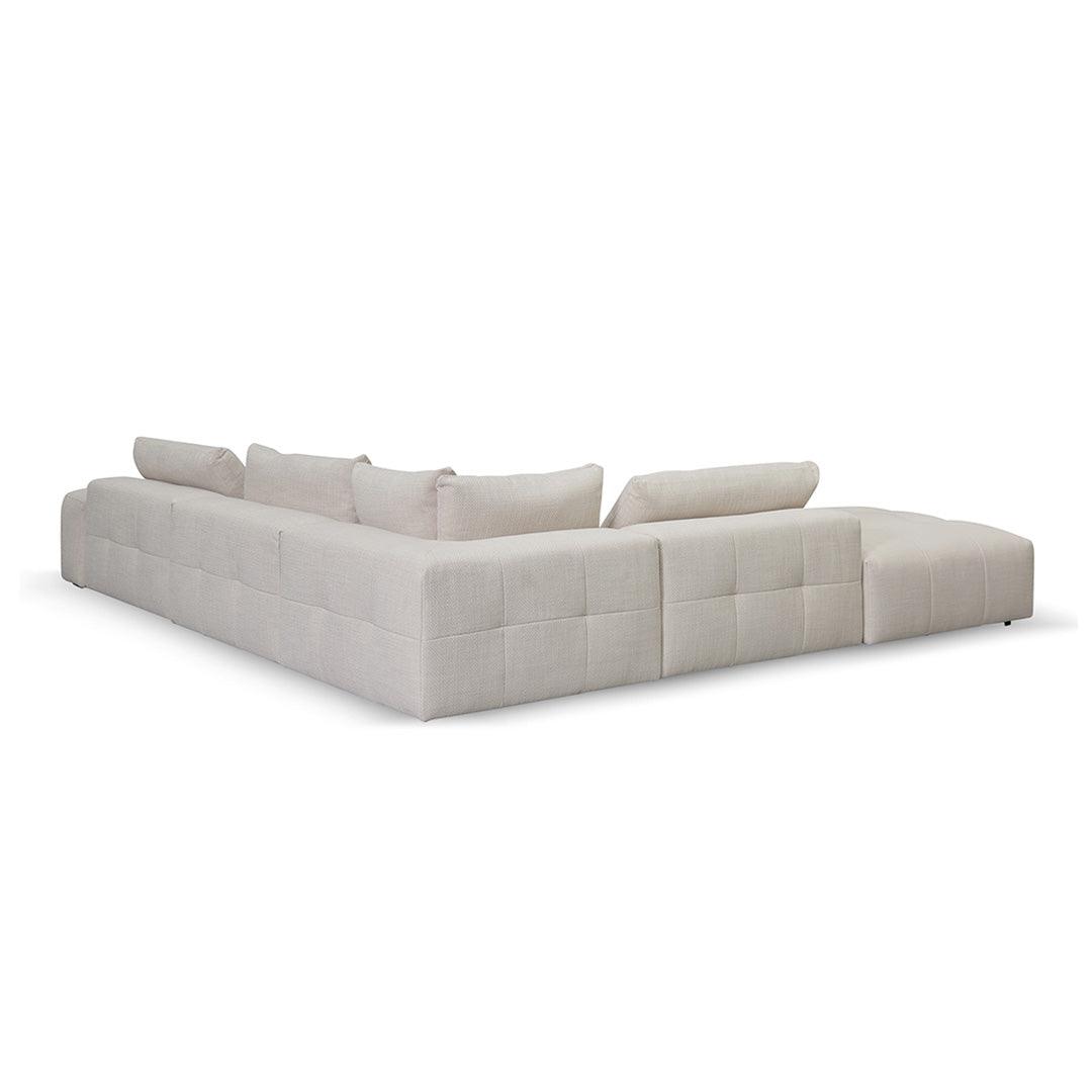 CLC8329-KSO Right Chaise Fabric Sofa - Taupe Beige - Furniture Castle
