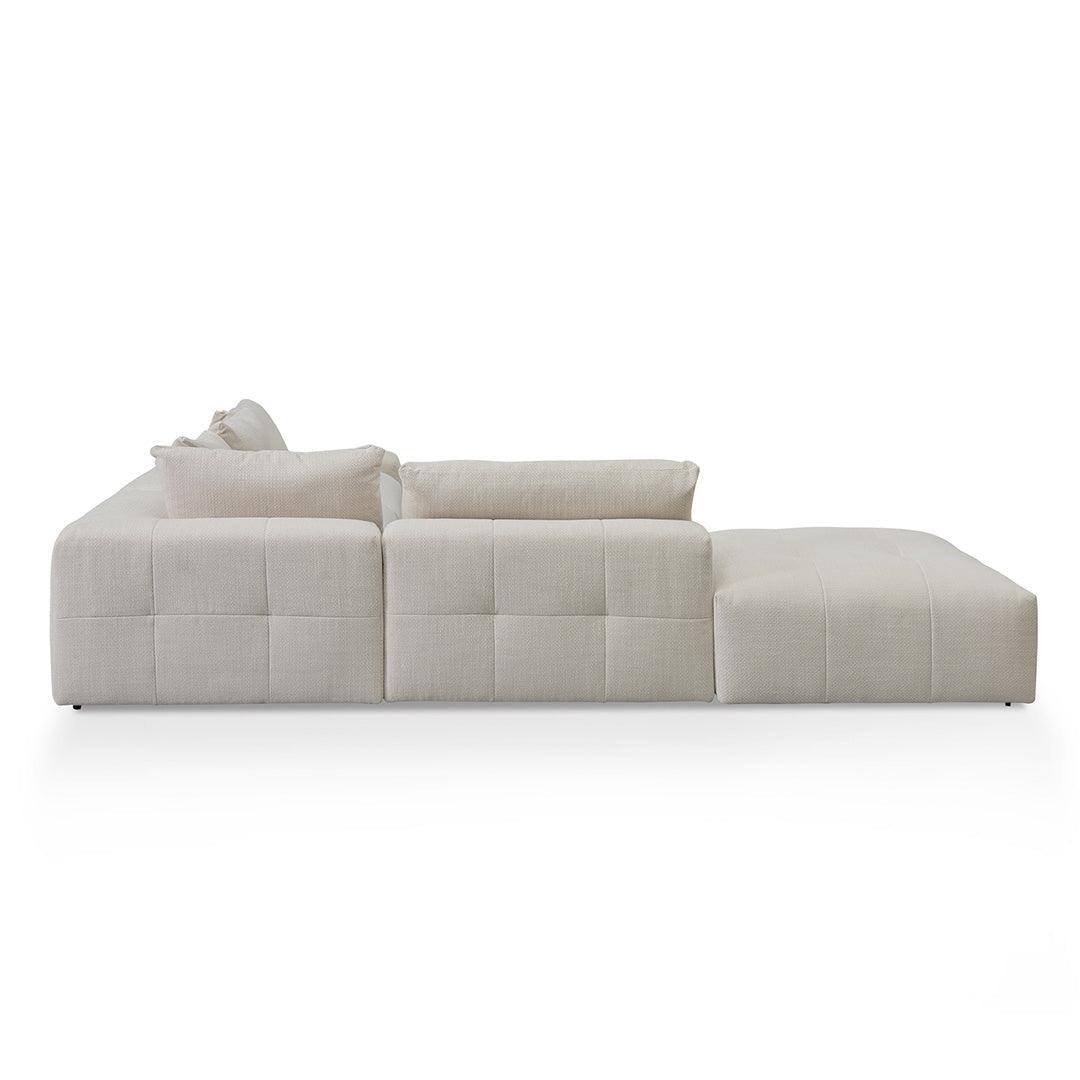 CLC8329-KSO Right Chaise Fabric Sofa - Taupe Beige - Furniture Castle