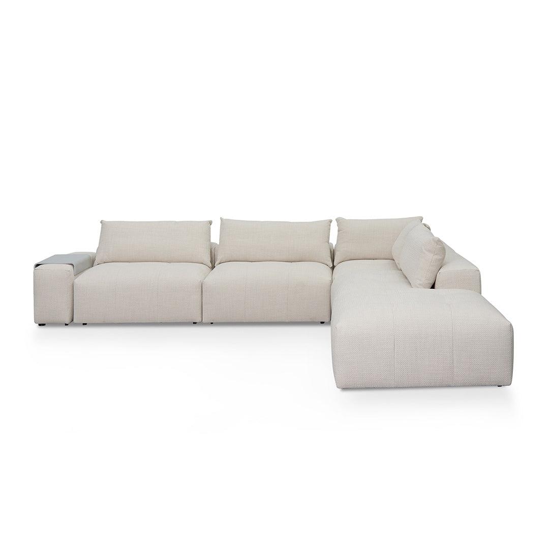 CLC8329-KSO Right Chaise Fabric Sofa - Taupe Beige - Furniture Castle