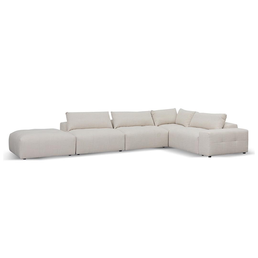 CLC8329-KSO Right Chaise Fabric Sofa - Taupe Beige - Furniture Castle