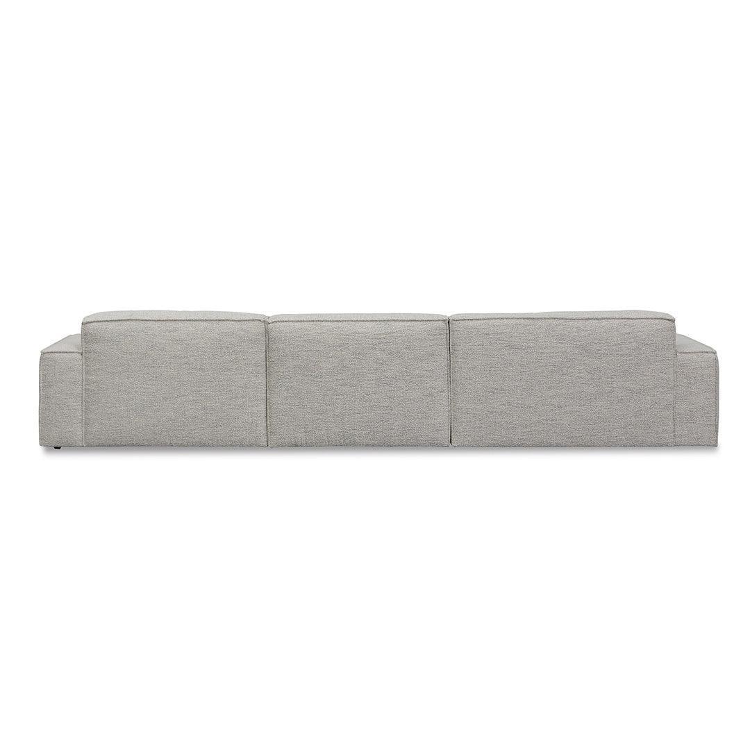 CLC8332-KSO Left Chaise Fabric Sofa - Fog Grey - Furniture Castle