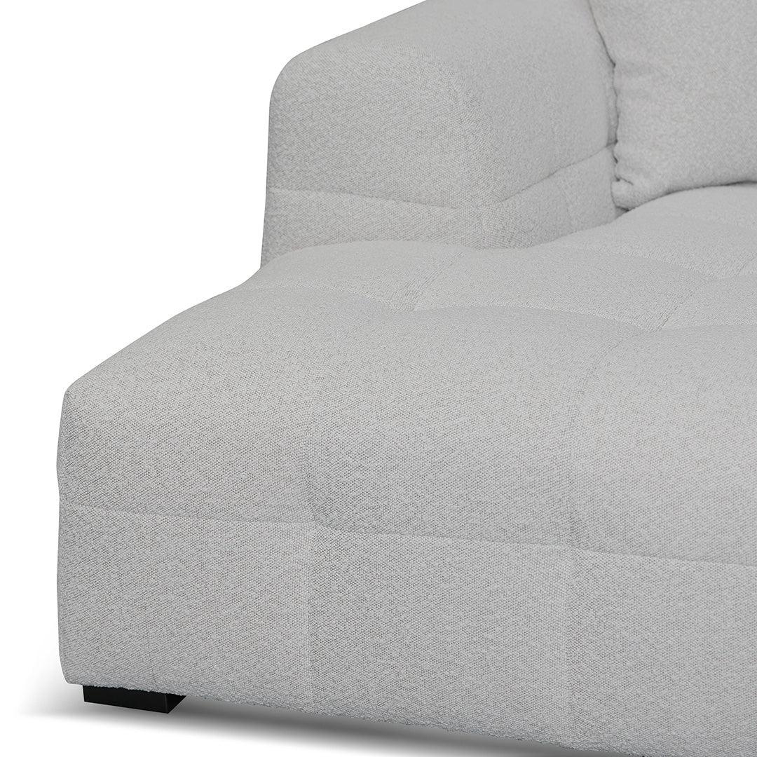 CLC8473-CA Left Chaise Sofa - Pearl Boucle - Furniture Castle