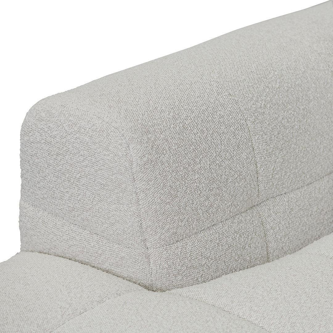 CLC8473-CA Left Chaise Sofa - Pearl Boucle - Furniture Castle