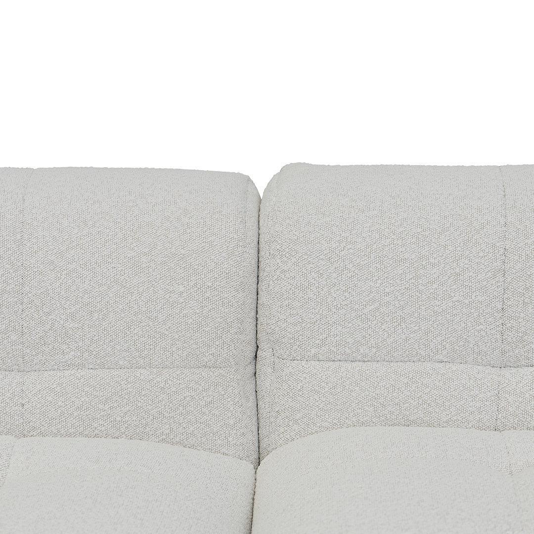 CLC8473-CA Left Chaise Sofa - Pearl Boucle - Furniture Castle