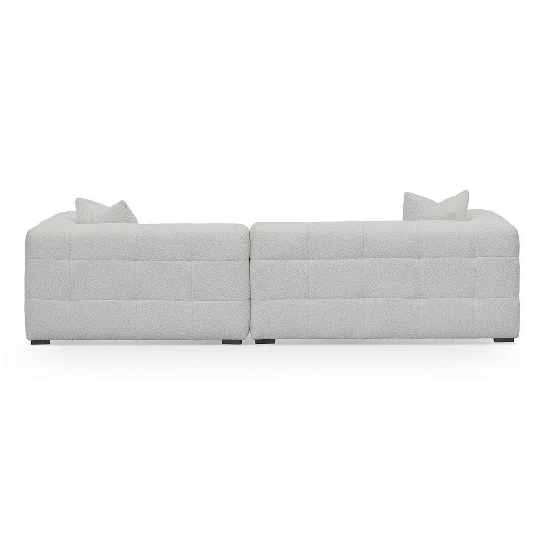 CLC8474-CA Right Chaise Sofa - Pearl Boucle - Furniture Castle