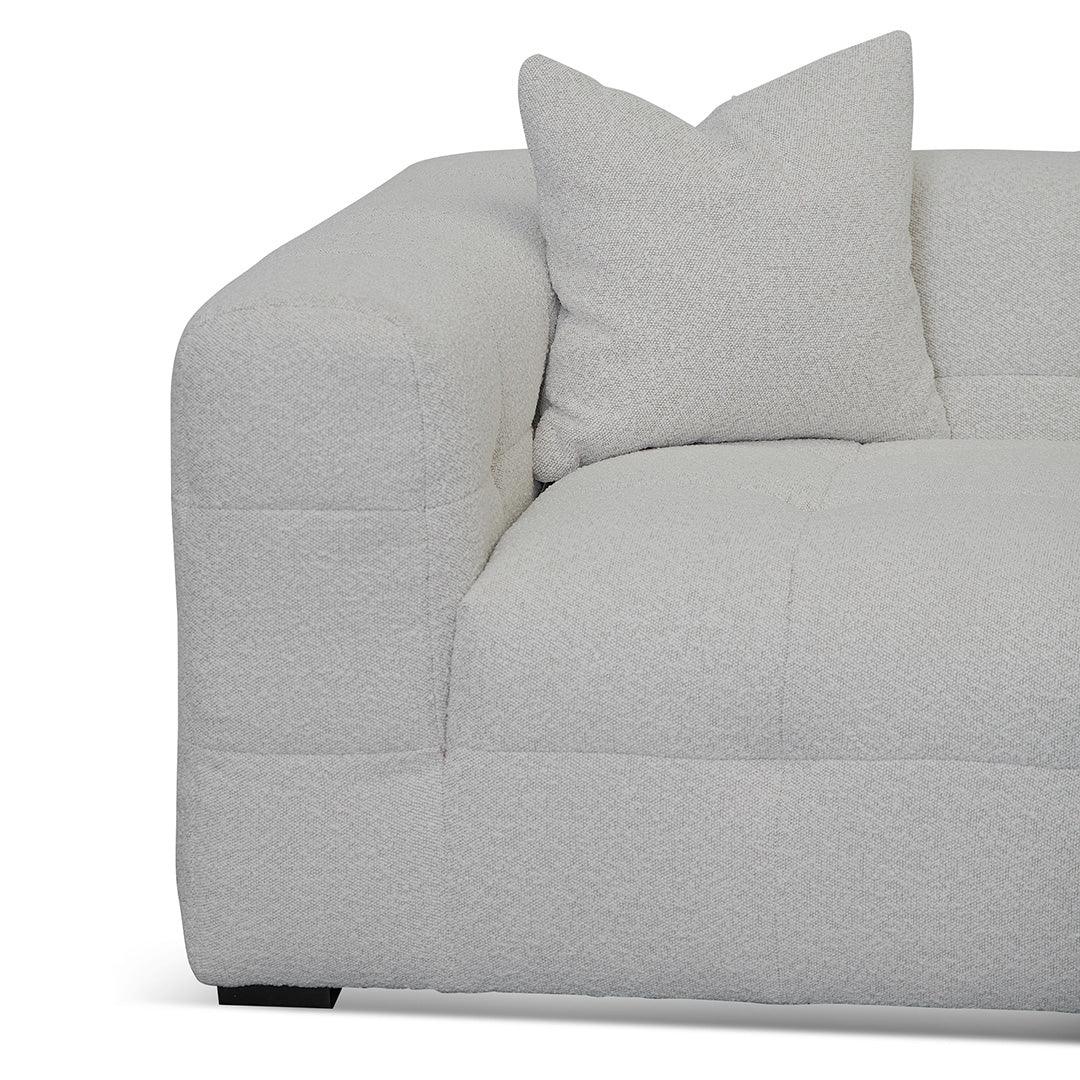 CLC8474-CA Right Chaise Sofa - Pearl Boucle - Furniture Castle