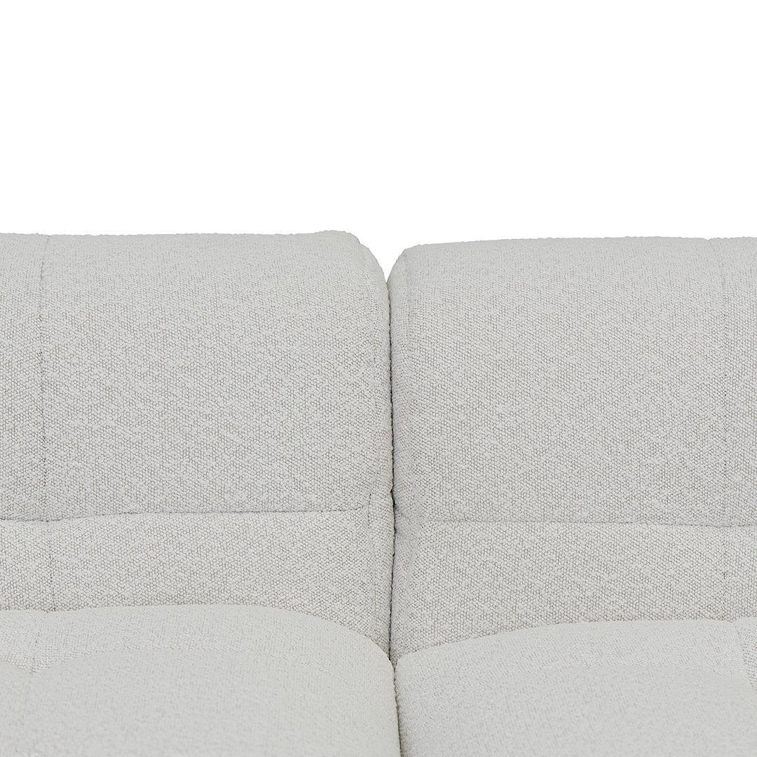 CLC8474-CA Right Chaise Sofa - Pearl Boucle - Furniture Castle