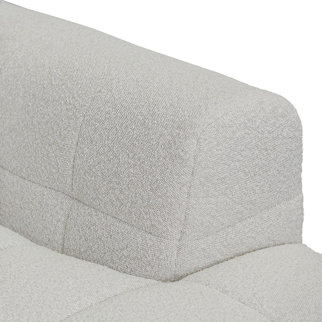CLC8474-CA Right Chaise Sofa - Pearl Boucle - Furniture Castle