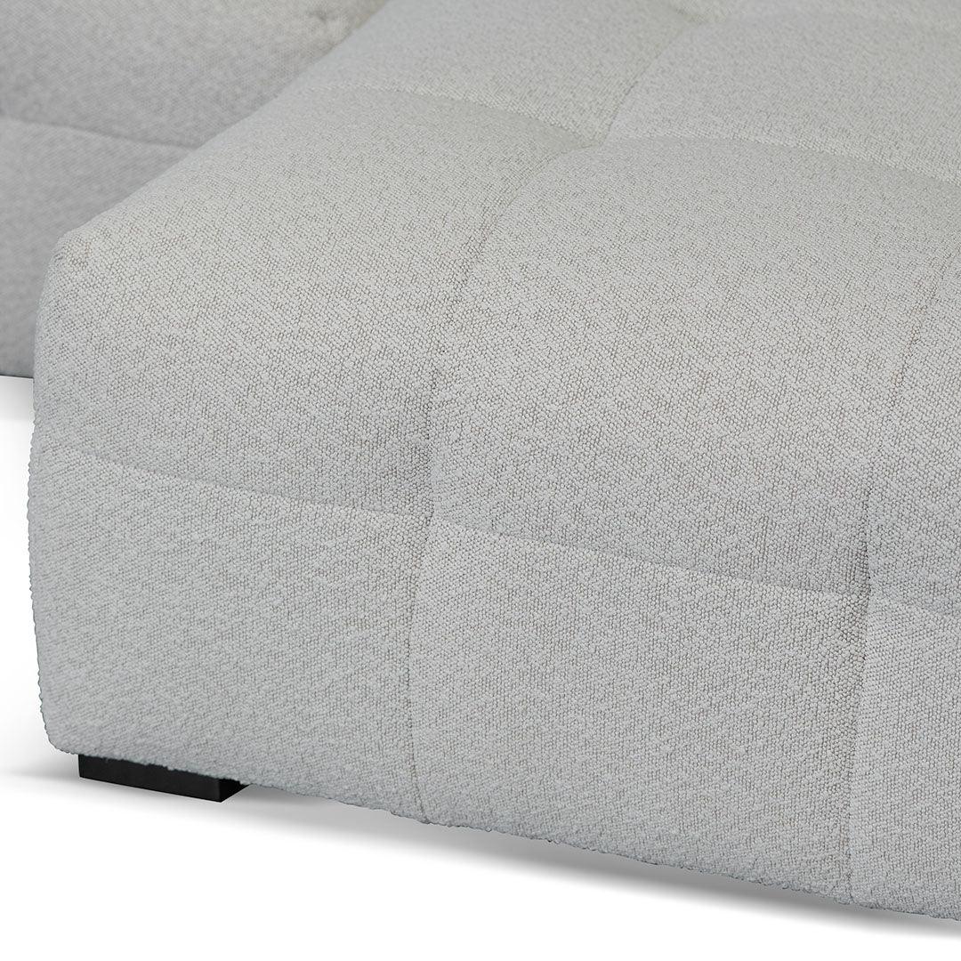 CLC8474-CA Right Chaise Sofa - Pearl Boucle - Furniture Castle