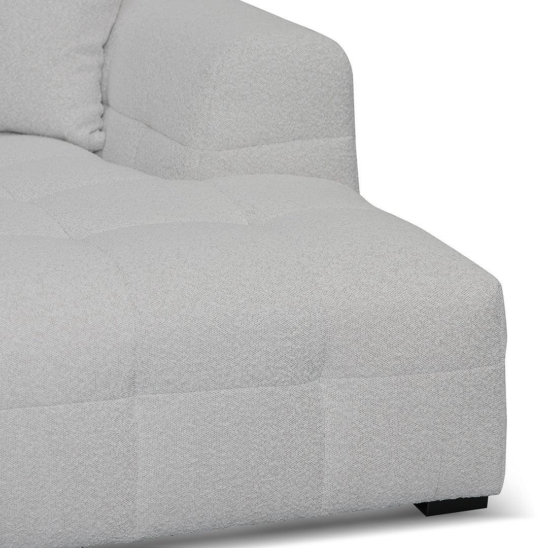 CLC8474-CA Right Chaise Sofa - Pearl Boucle - Furniture Castle