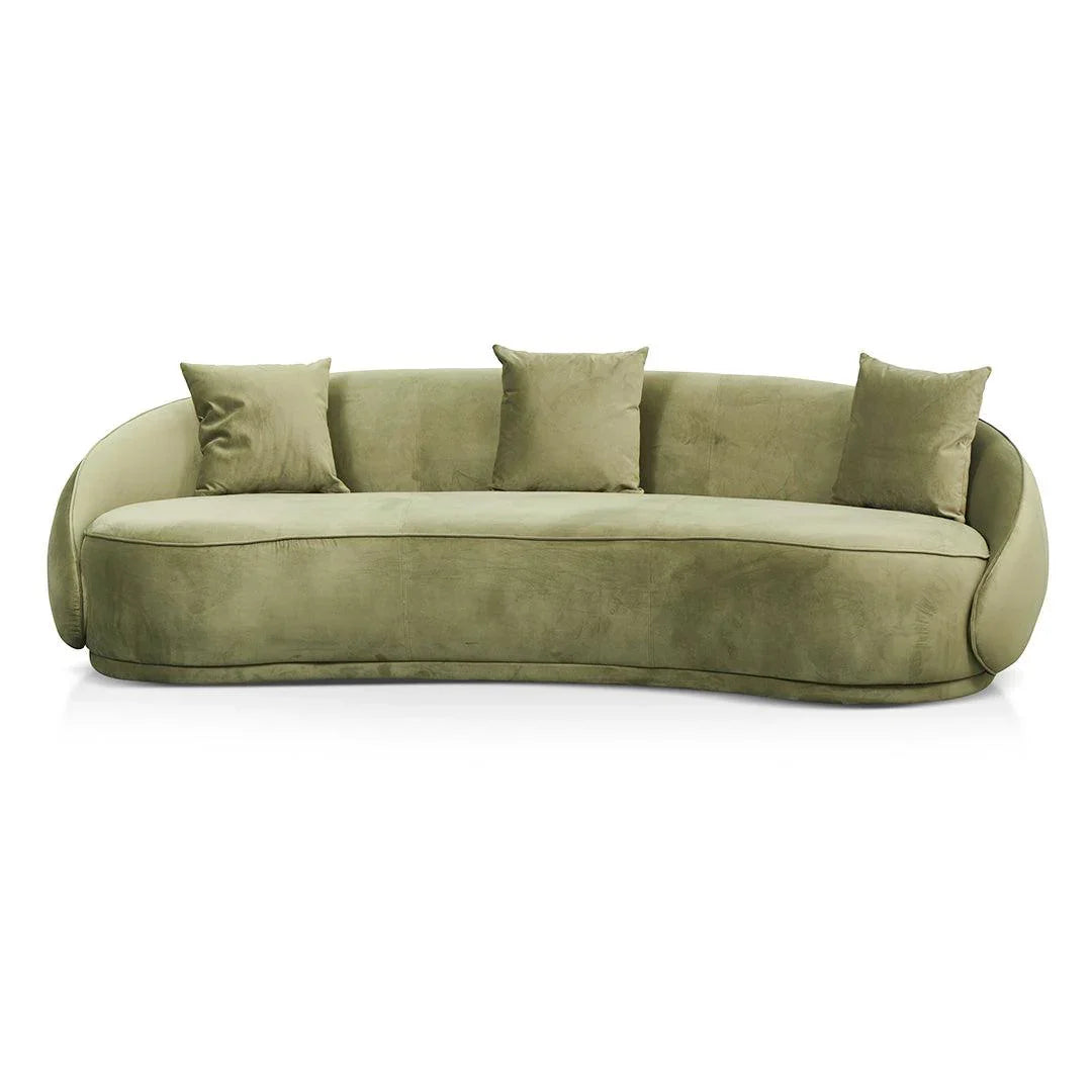 CLC8514-FS 4 Seater Fabric Sofa - Elegant Sage - Furniture Castle