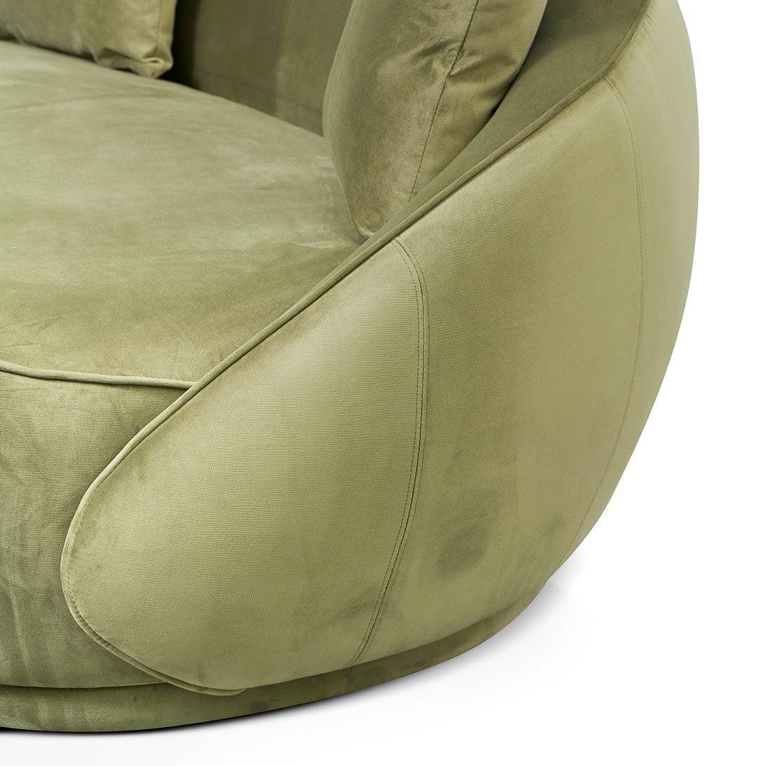 CLC8514-FS 4 Seater Fabric Sofa - Elegant Sage - Furniture Castle