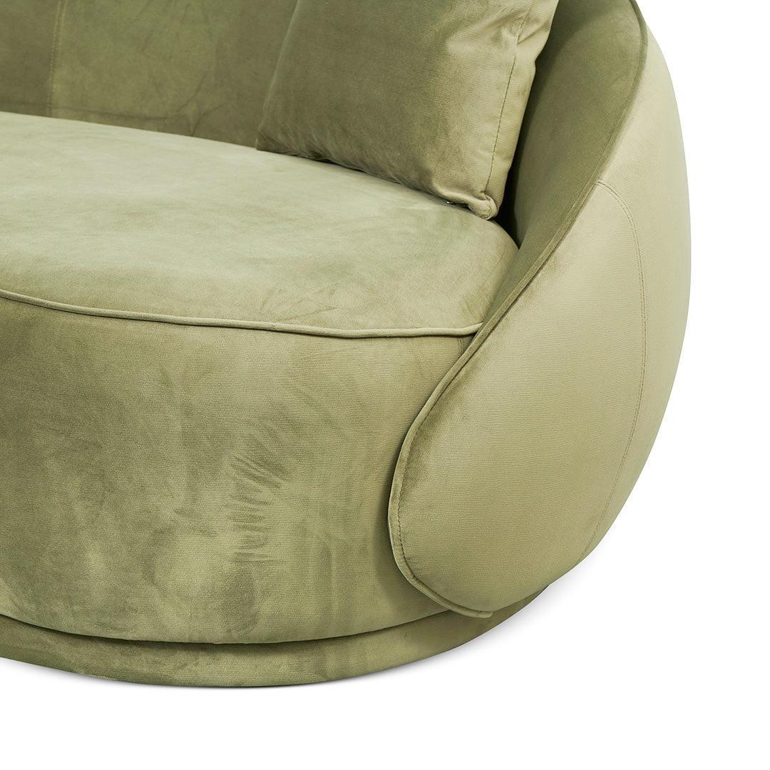 CLC8514-FS 4 Seater Fabric Sofa - Elegant Sage - Furniture Castle