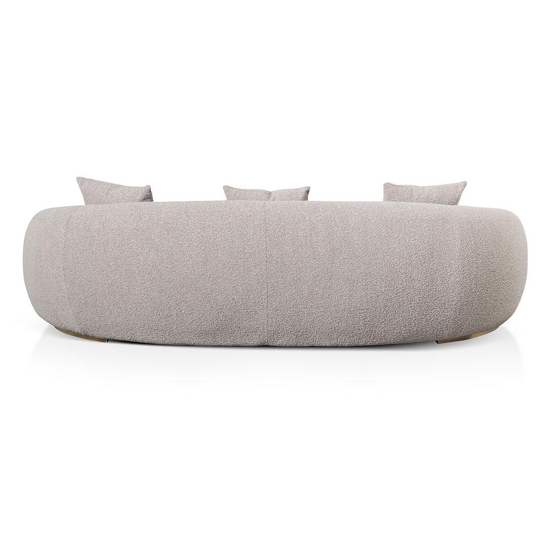 CLC8536-FS 3 Seater Sofa - Ash Grey Boucle - Furniture Castle