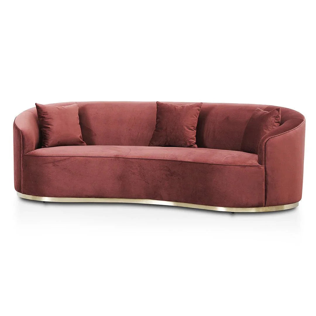 CLC8540-FS 3 Seater Sofa - Elegant Plum - Furniture Castle