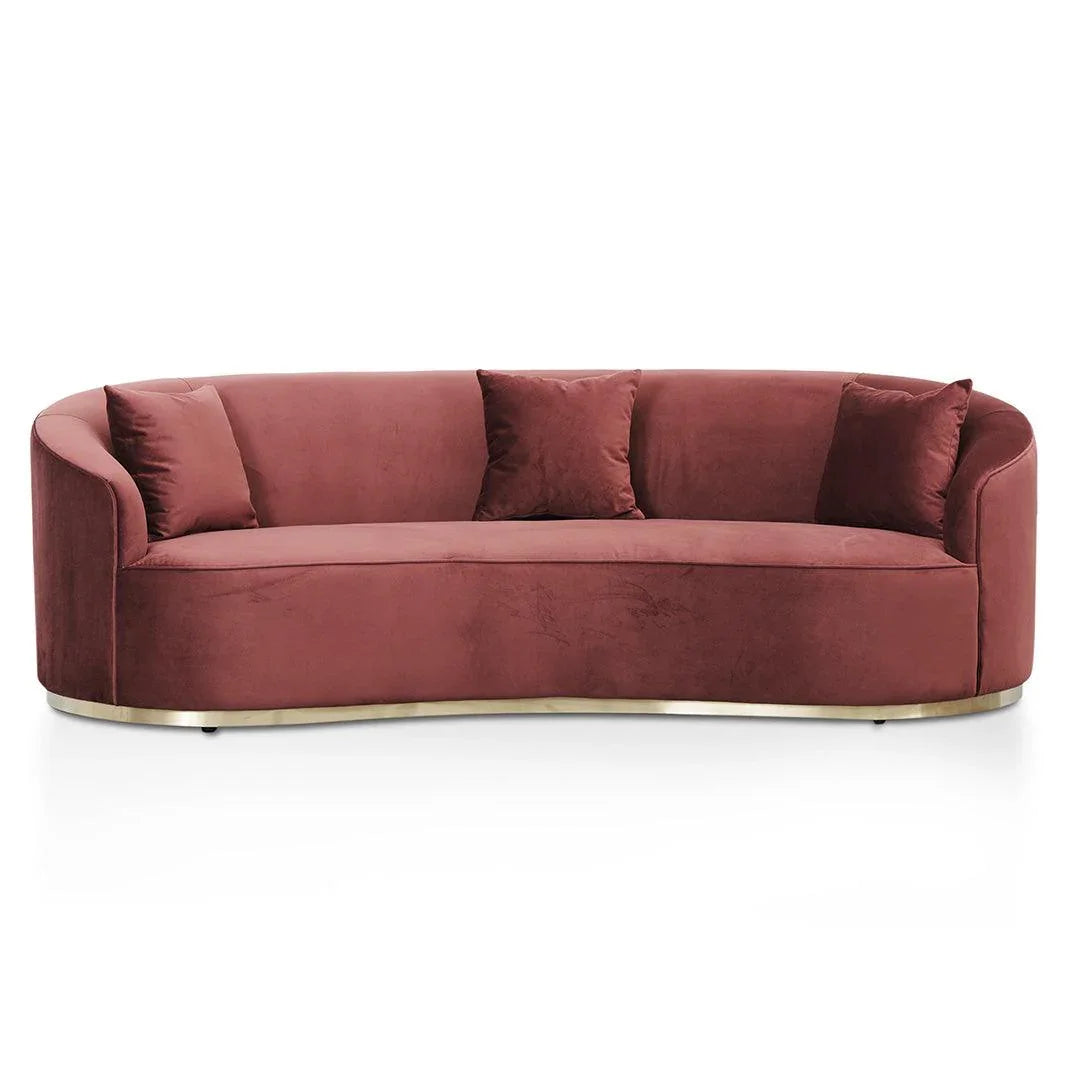 CLC8540-FS 3 Seater Sofa - Elegant Plum - Furniture Castle