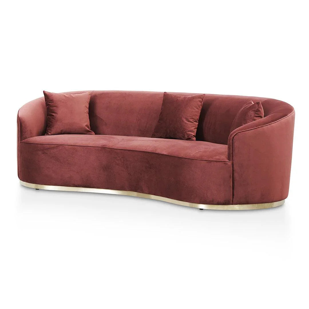 CLC8540-FS 3 Seater Sofa - Elegant Plum - Furniture Castle