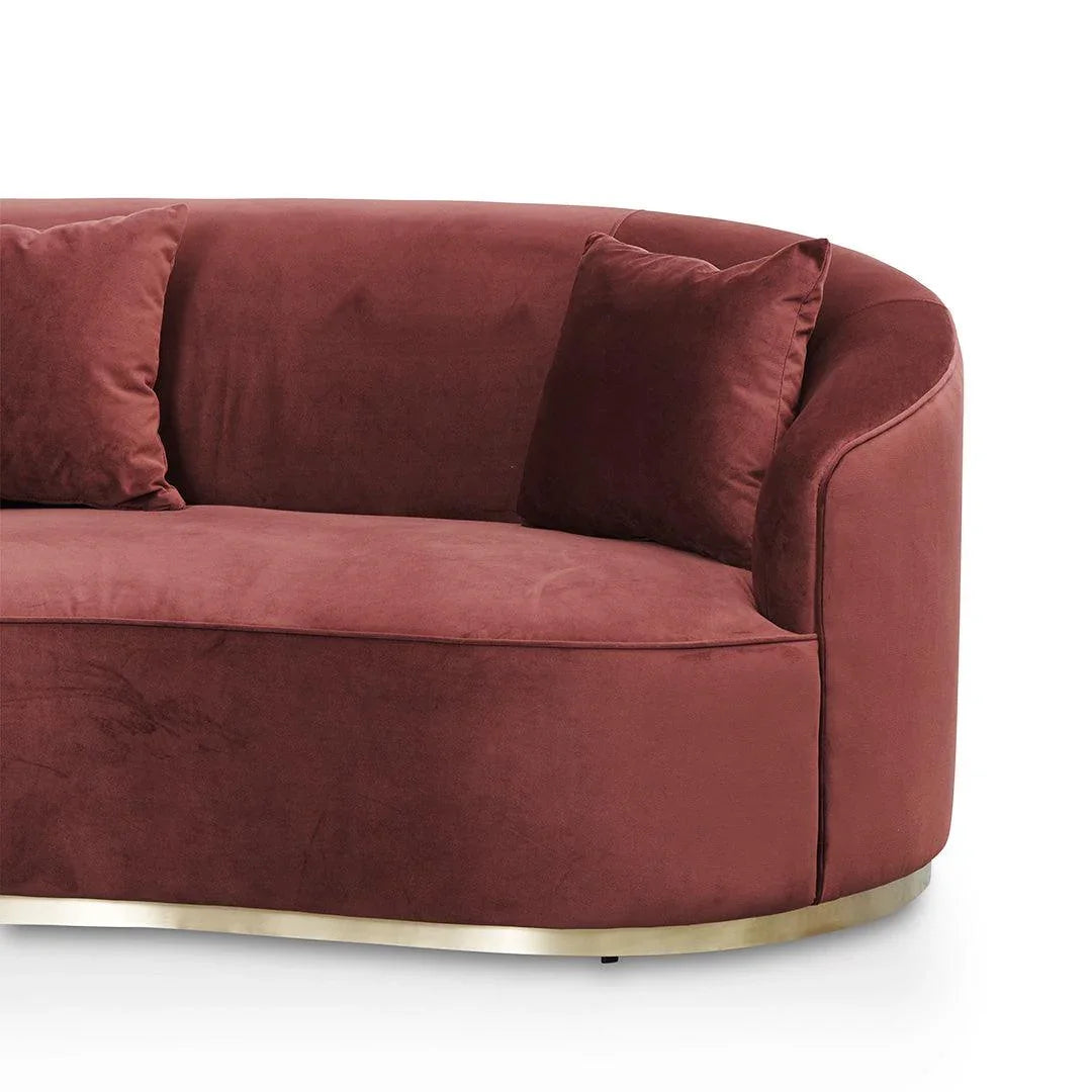 CLC8540-FS 3 Seater Sofa - Elegant Plum - Furniture Castle