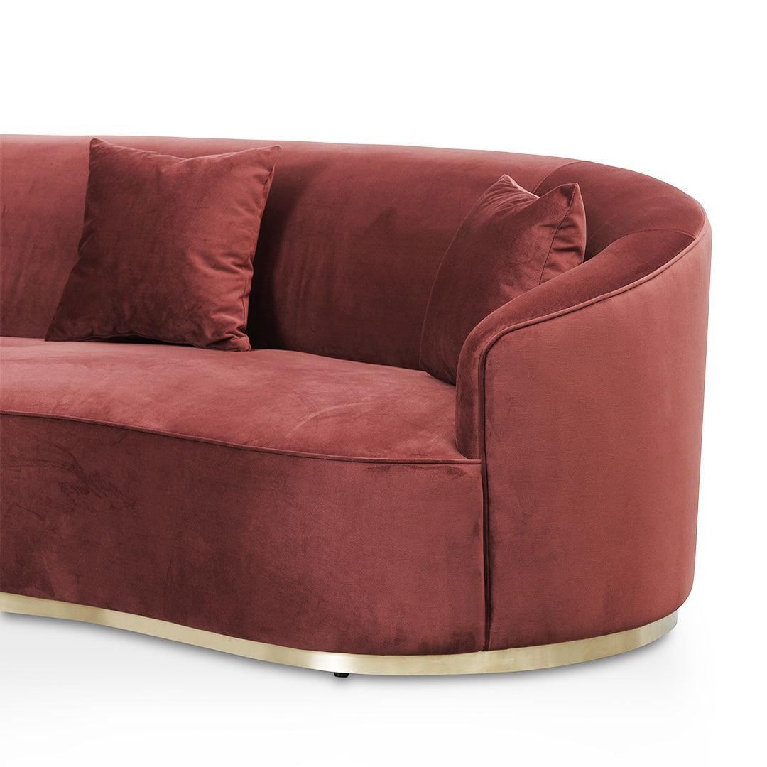 CLC8540-FS 3 Seater Sofa - Elegant Plum - Furniture Castle