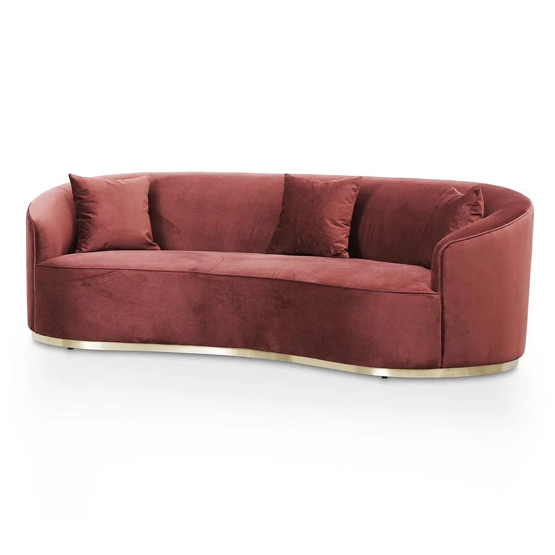 CLC8540-FS 3 Seater Sofa - Elegant Plum - Furniture Castle