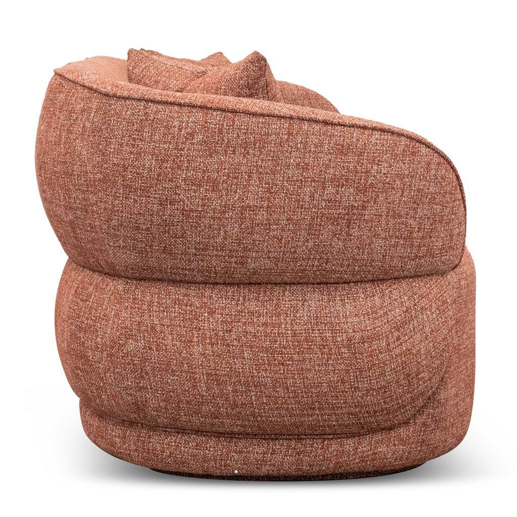CLC8567-CA 3 Seater Sofa - Moss Rust Orange - Furniture Castle