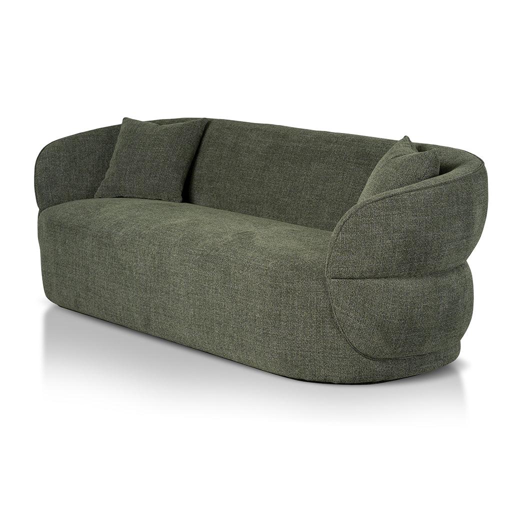 CLC8569-CA 3 Seater Sofa- Moss Green - Furniture Castle