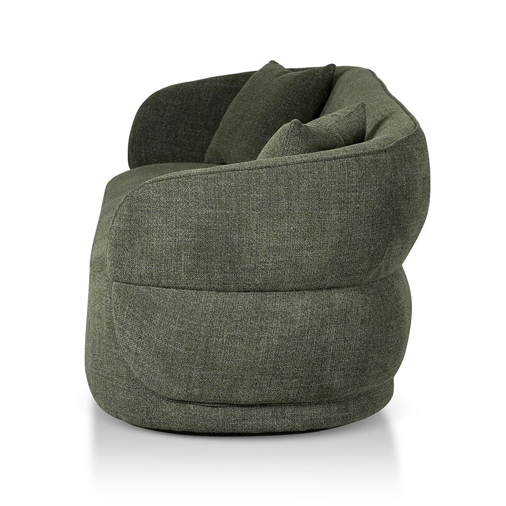 CLC8569-CA 3 Seater Sofa- Moss Green - Furniture Castle