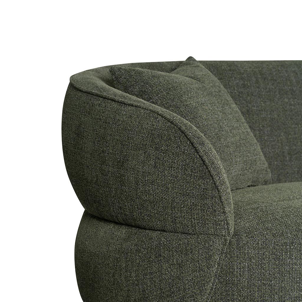 CLC8569-CA 3 Seater Sofa- Moss Green - Furniture Castle