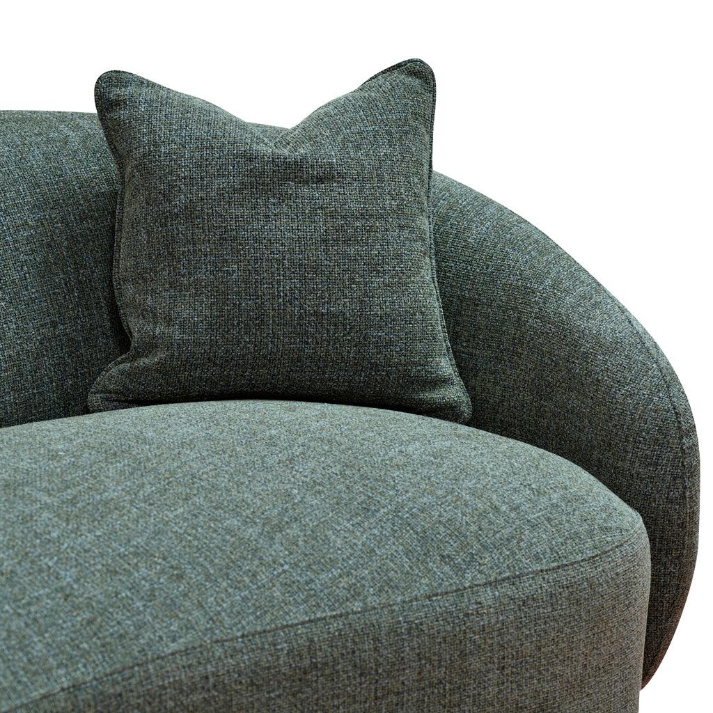CLC8777-CA 3 Seater Fabric Sofa - Moss Green - Furniture Castle