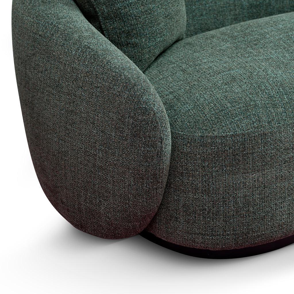 CLC8777-CA 3 Seater Fabric Sofa - Moss Green - Furniture Castle