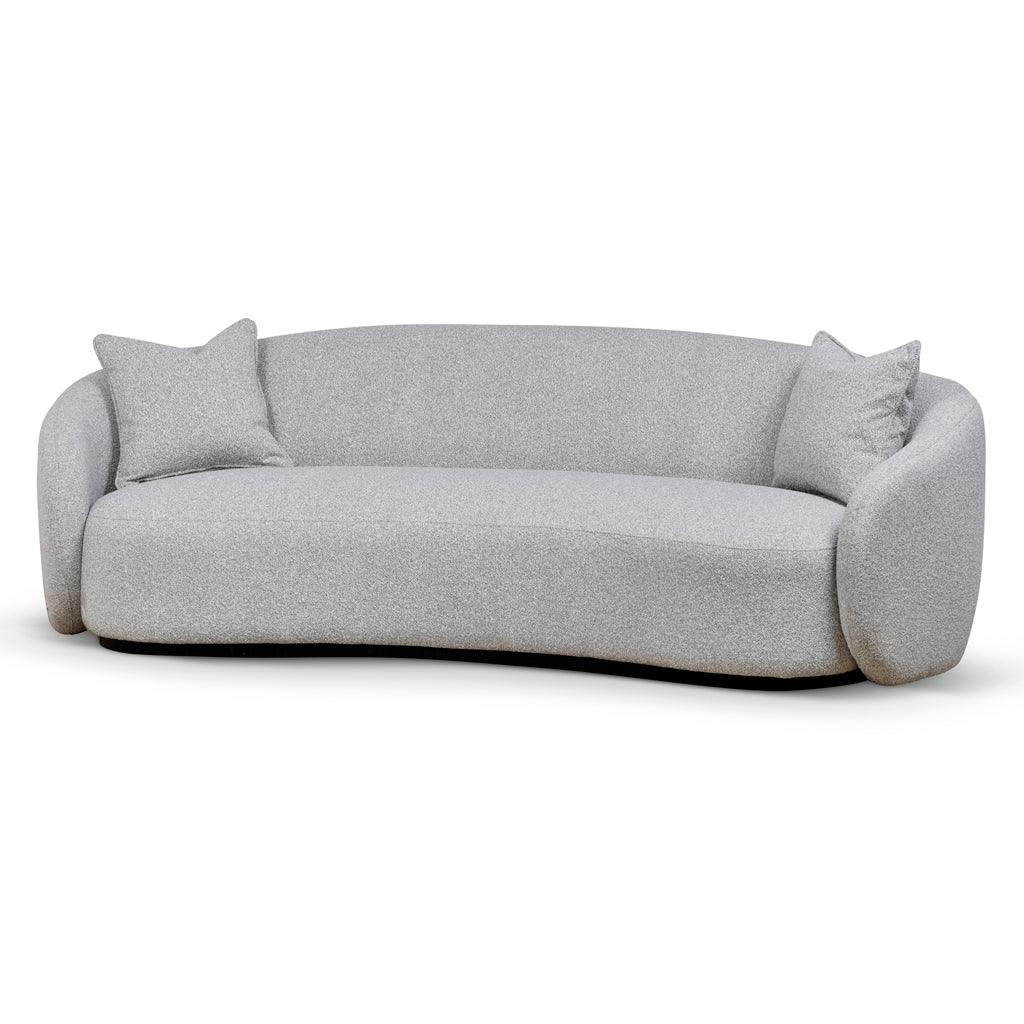 CLC8778-CA 3 Seater Fabric Sofa - Clay Grey - Furniture Castle