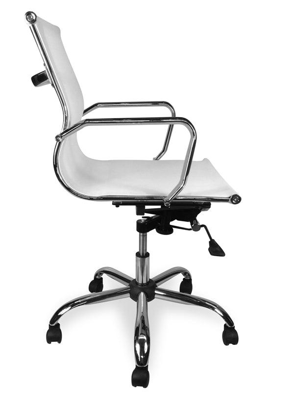 COC211 Designer Mesh Boardroom Office Chair - White - Furniture Castle