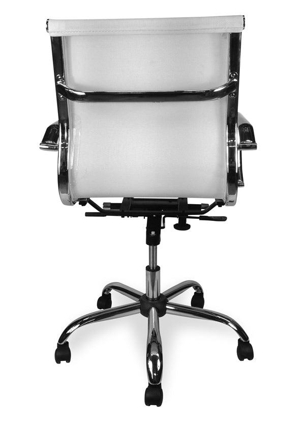 COC211 Designer Mesh Boardroom Office Chair - White - Furniture Castle