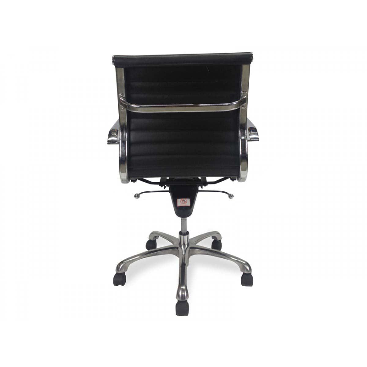 COC216 Leather Office Chair - Black - Furniture Castle