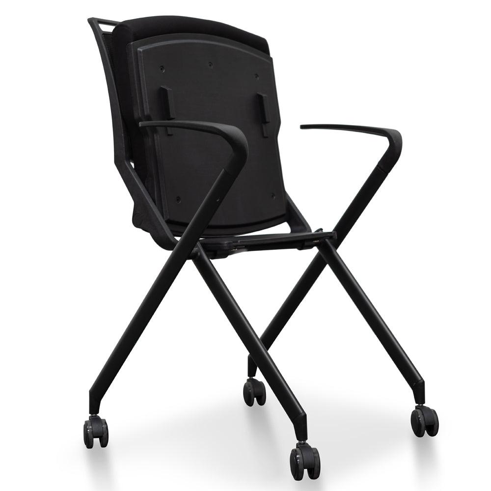 COC2346-SN Office Visitor Chair - Black - Furniture Castle