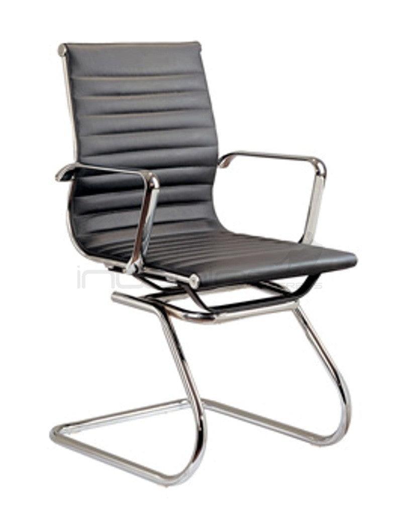 COC250 PU Leather Office Chair - Black - Furniture Castle