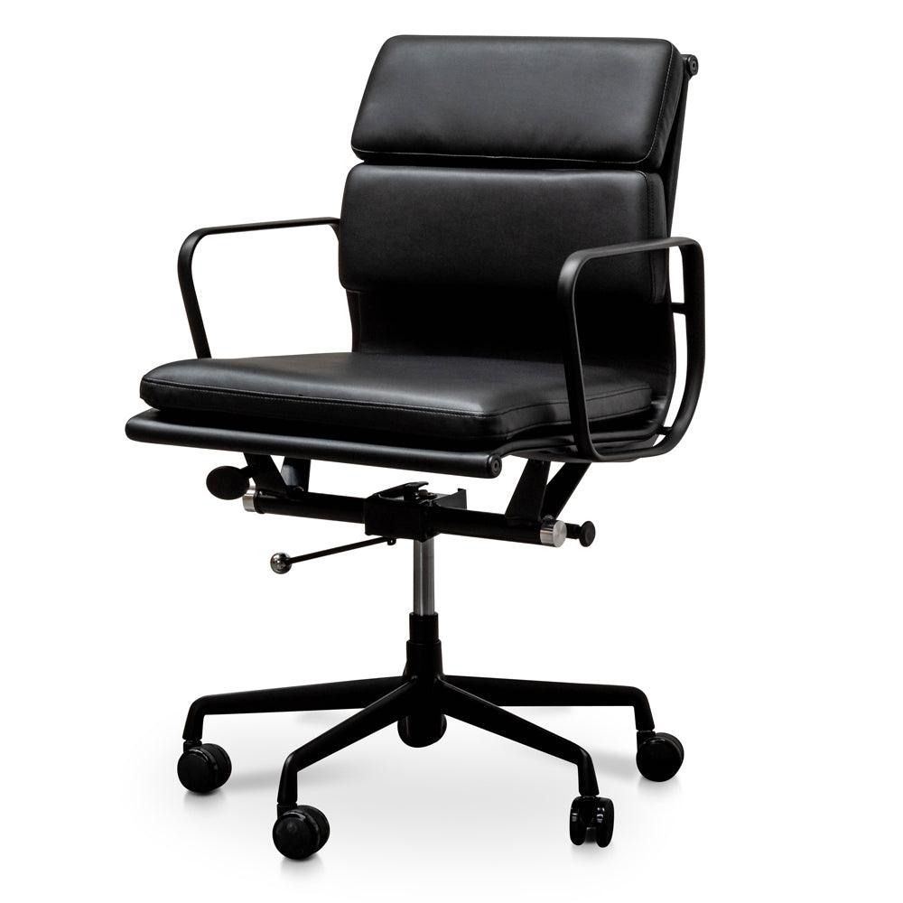 COC2624-YS Low Back Office Chair - Full Black - Furniture Castle