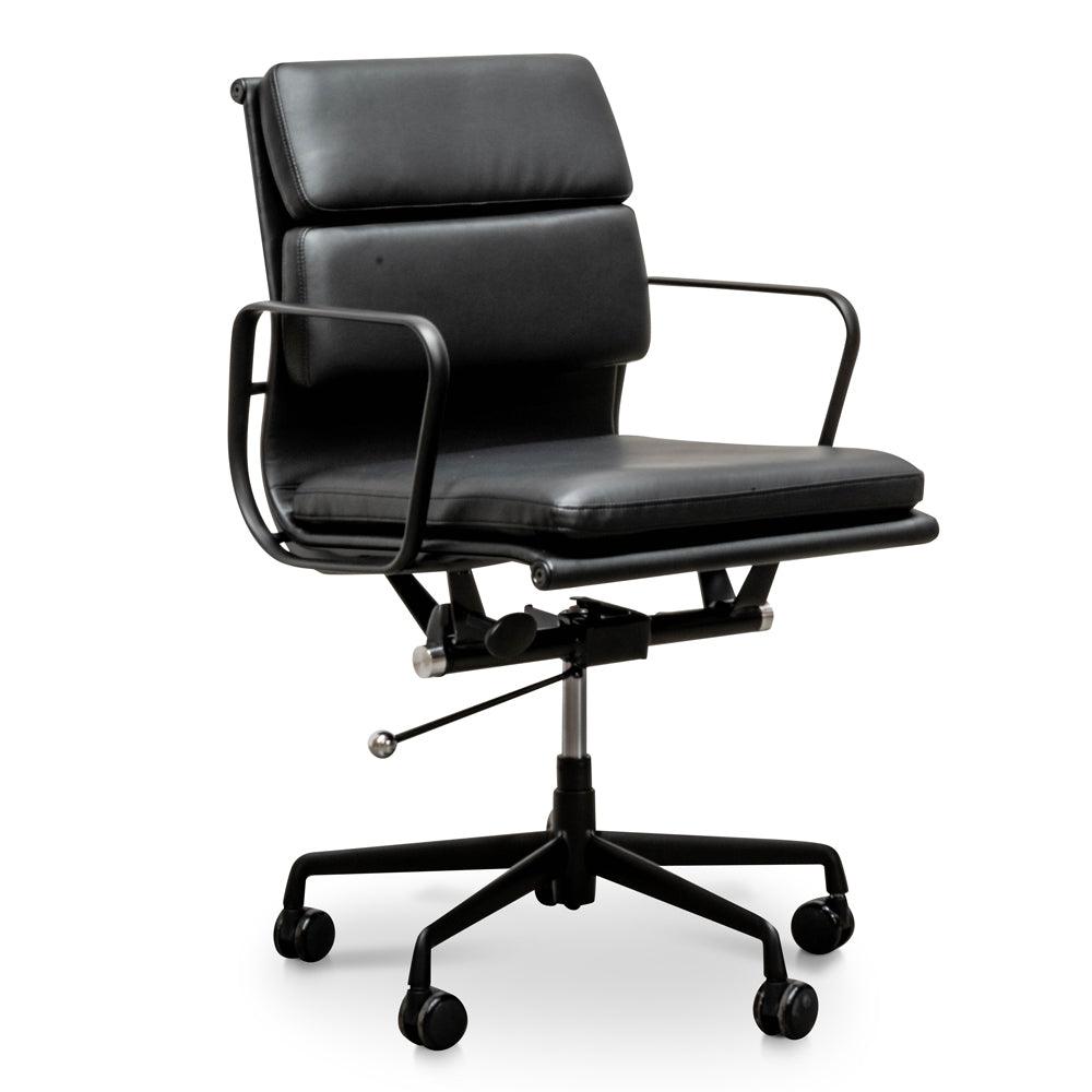 COC2624-YS Low Back Office Chair - Full Black - Furniture Castle