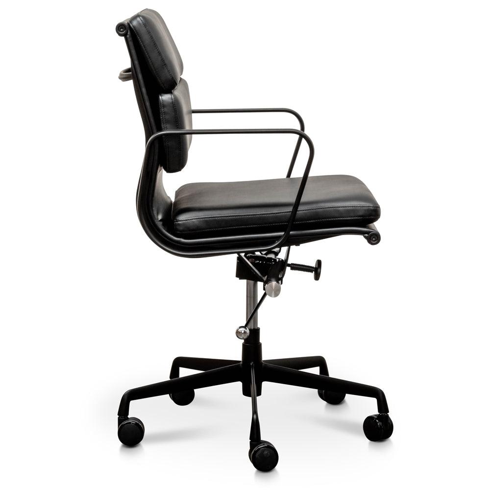 COC2624-YS Low Back Office Chair - Full Black - Furniture Castle