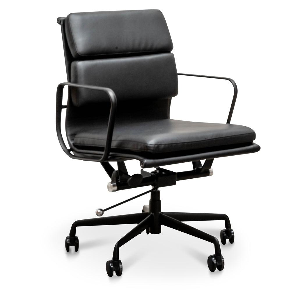 COC2624-YS Low Back Office Chair - Full Black - Furniture Castle