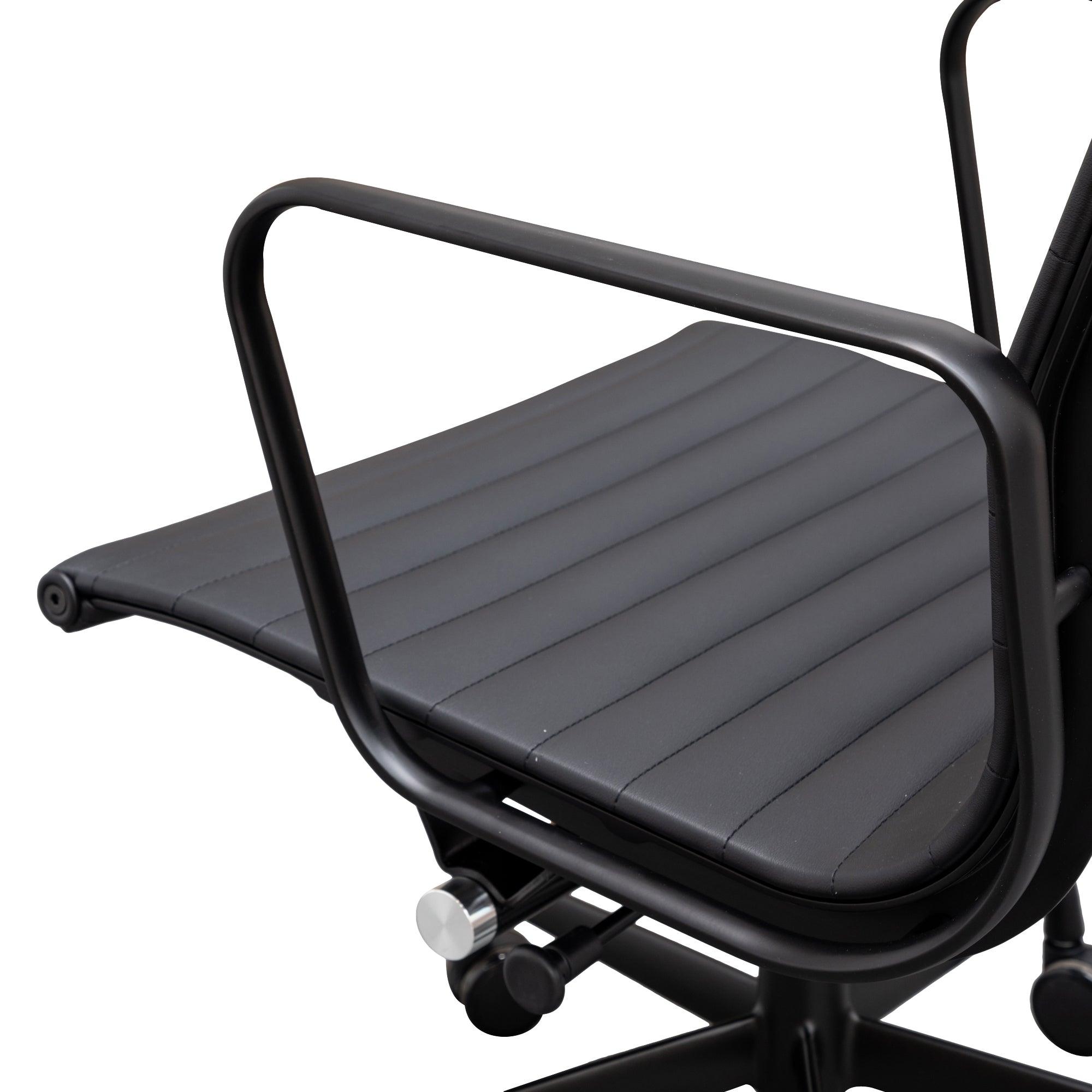 COC2970-YS - Executive Leather Office Chair - Full Black - Furniture Castle