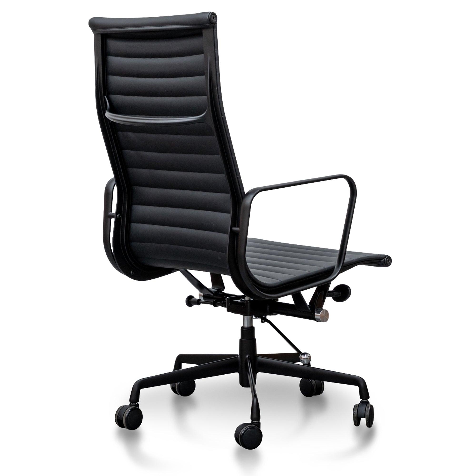 COC2970-YS - Executive Leather Office Chair - Full Black - Furniture Castle