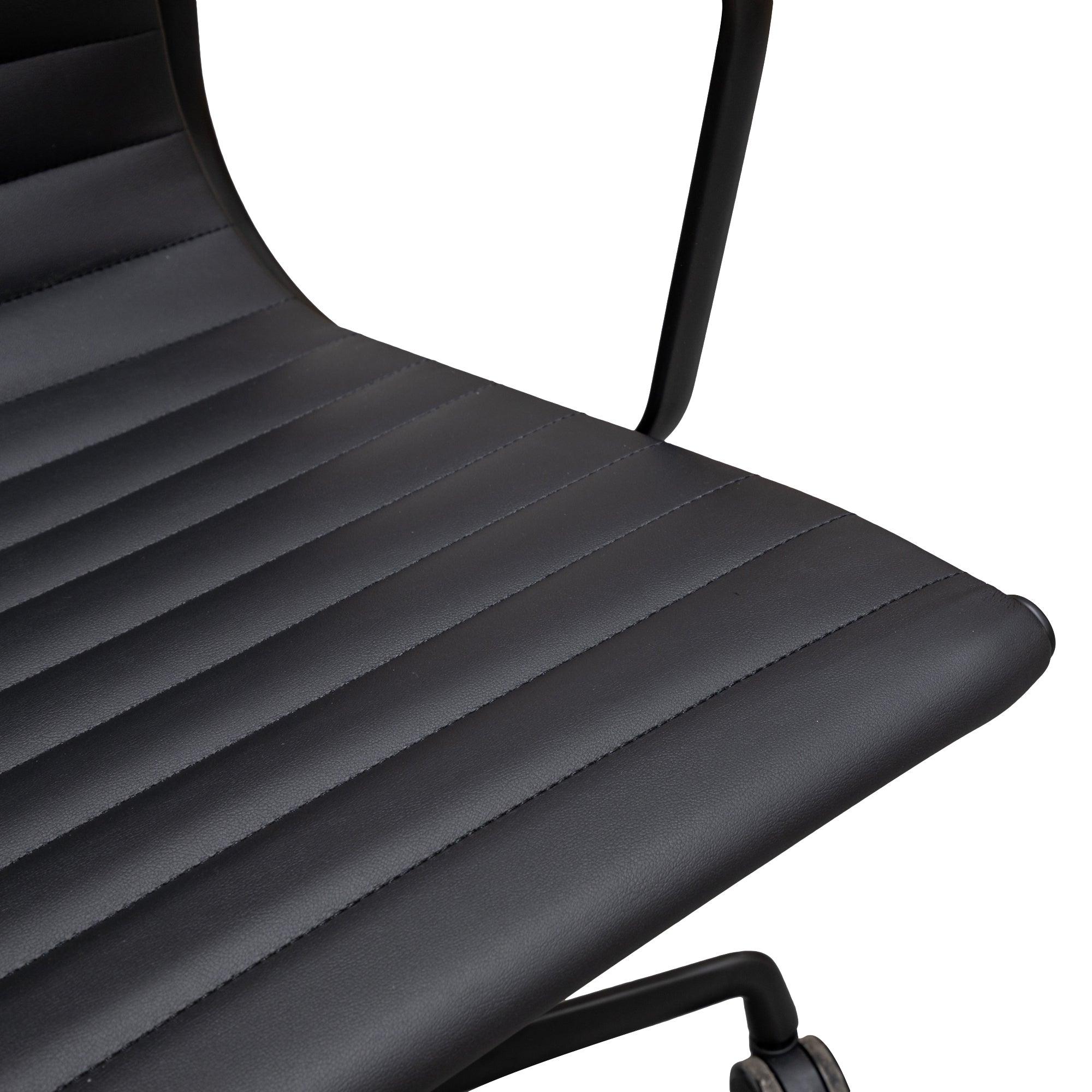 COC2970-YS - Executive Leather Office Chair - Full Black - Furniture Castle