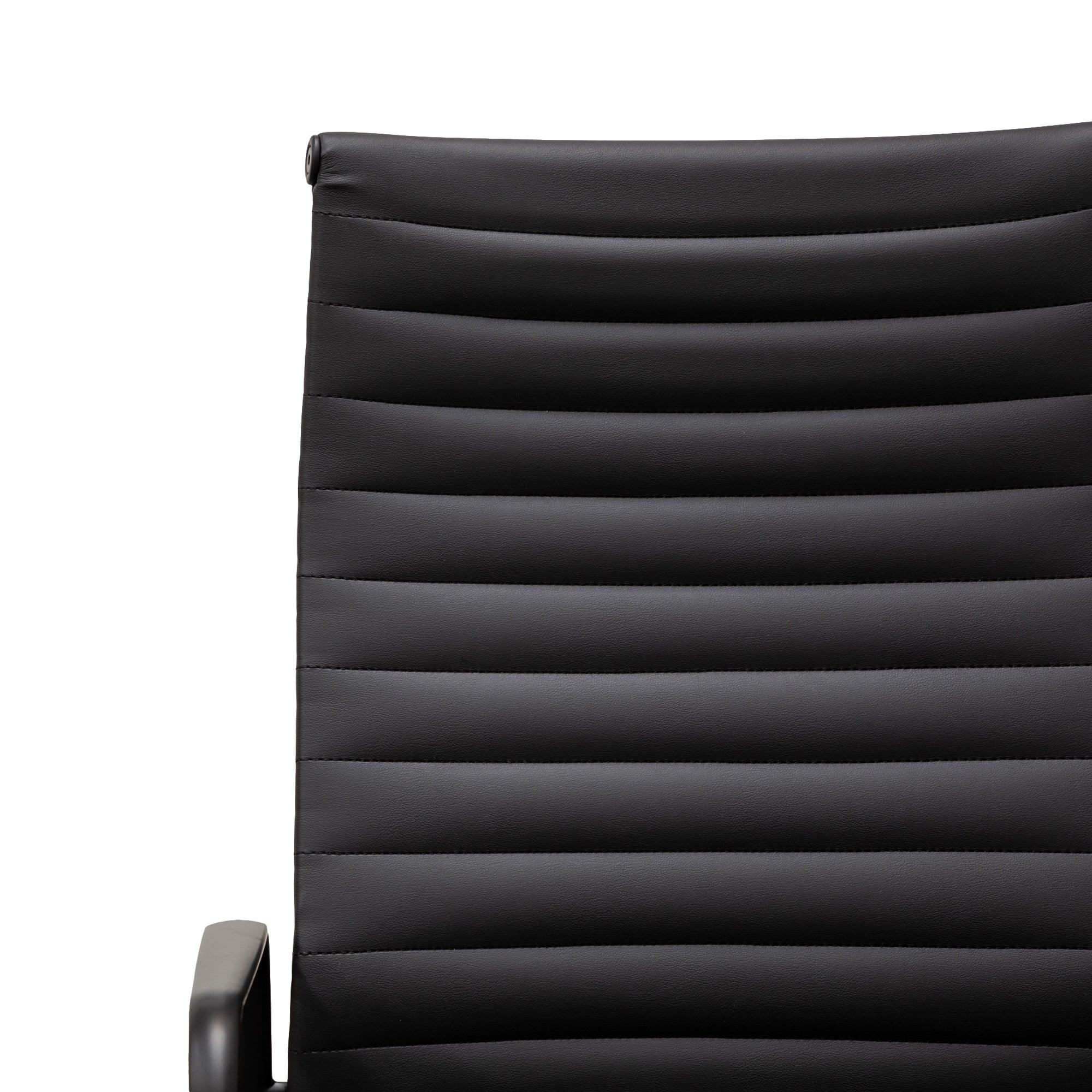 COC2970-YS - Executive Leather Office Chair - Full Black - Furniture Castle